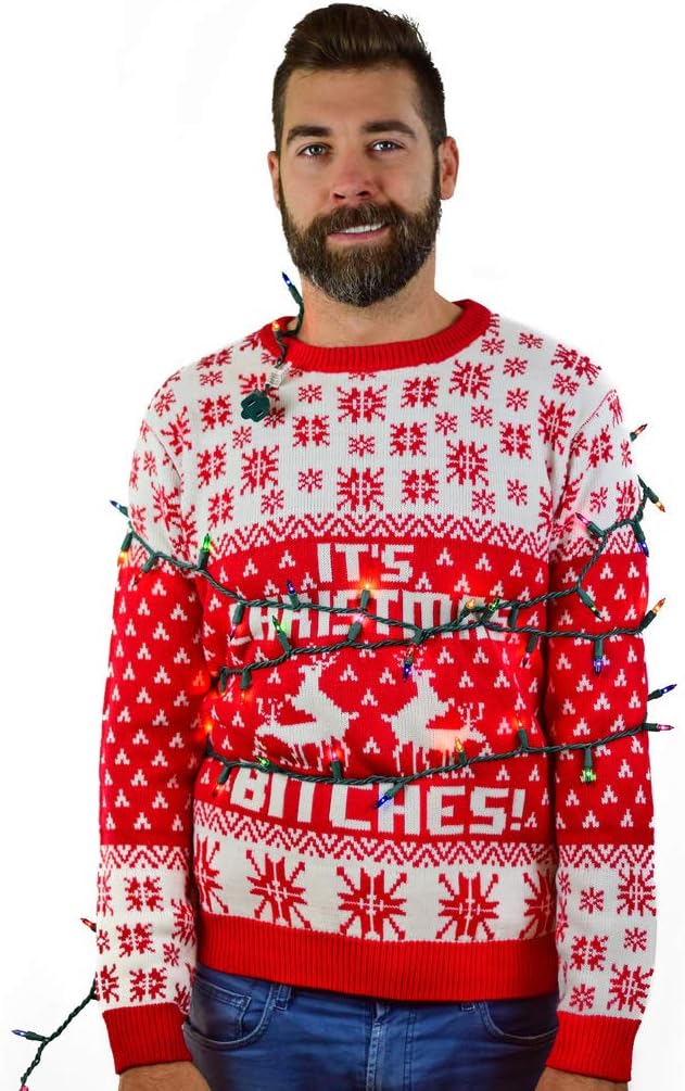 Pullover Herren Damen Strickpullover Weihnachtspullover Herren Damen T-Rex Sweater M Multicolor, M M