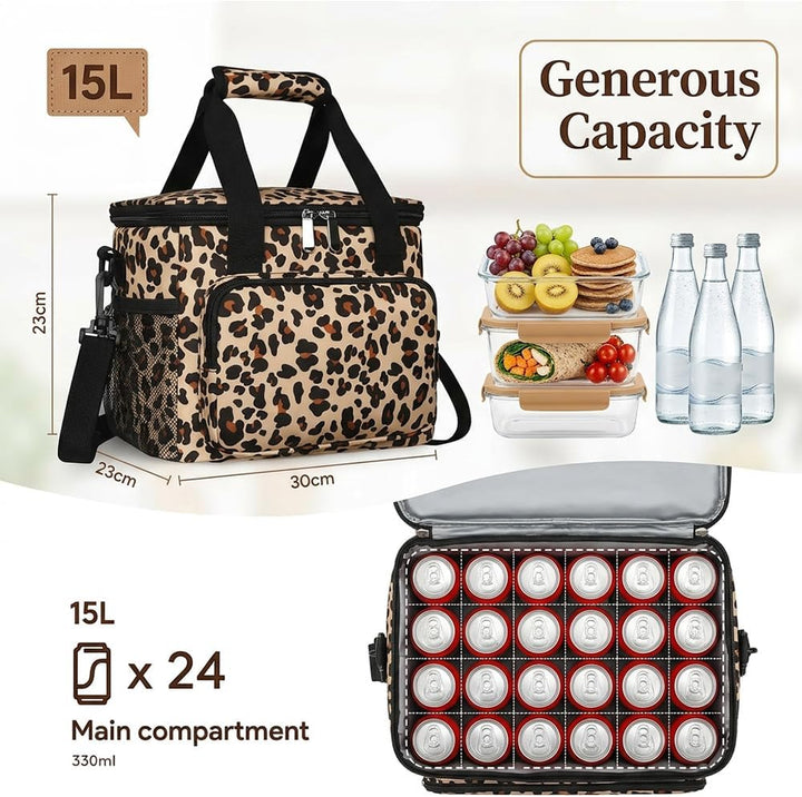 Morbuy Multifunktionale Kühltasche Lunchtasche, 16L Langlebige Kühltasche Faltbar Kühltaschen für Re