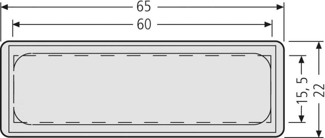Renz Renz Namensschild 65 x 22 mm