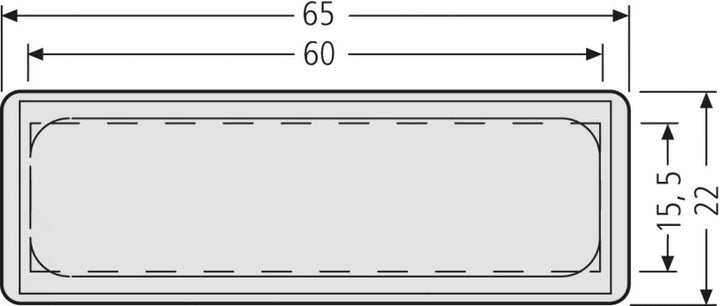 Renz Renz Namensschild 65 x 22 mm