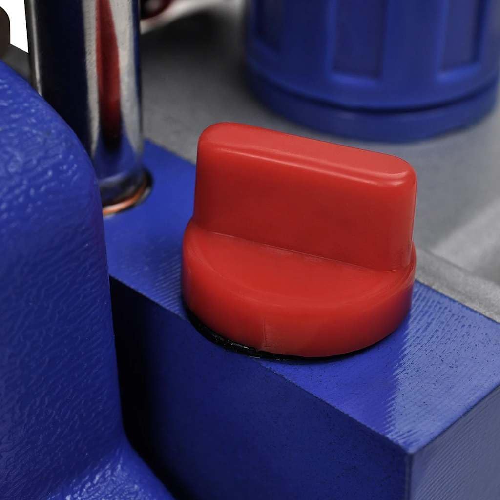 vidaXL 71L/min Vakuumpumpe 1-stufig Unterdruckpumpe Messuhr Pumpe Klimaanlagen Blau, Blau