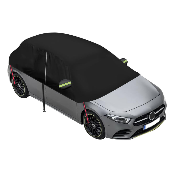 Halbgarage für Mercedes Benz A-Klasse 2012–2017, 420D Oxford wasserdichte Auto-Abdeckung, Allwetters