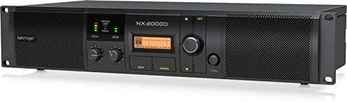 Behringer NX3000D Ultraleichter 3000-Watt-Class-D-Leistungsverstärker mit DSP-Steuerung und SmartSen