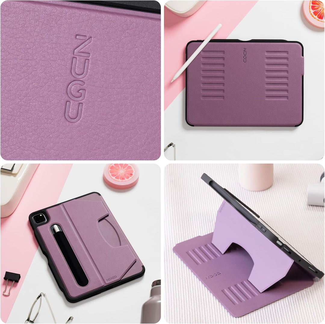 ZUGU iPad Air 5 / Air 4 Hülle 10.9 2022/2020 5. &amp; 4. Generation schlanke Schutzhülle 8 Winkel-Stände