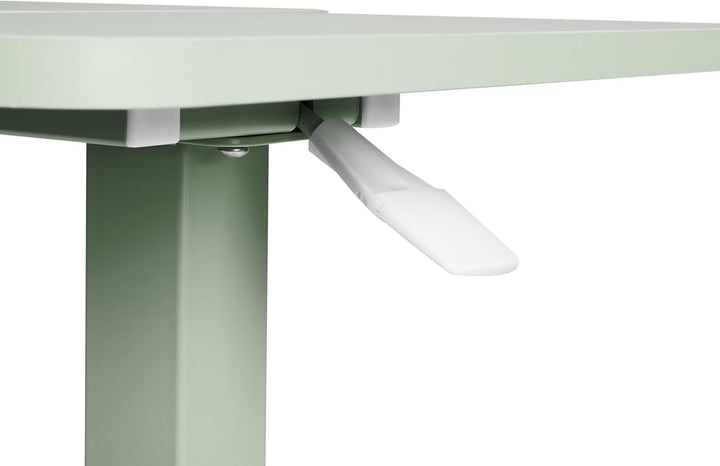 Beliani Laptoptisch höhenverstellbar 70 x 40 cm hellgrün modern Homeoffice Büro Schola