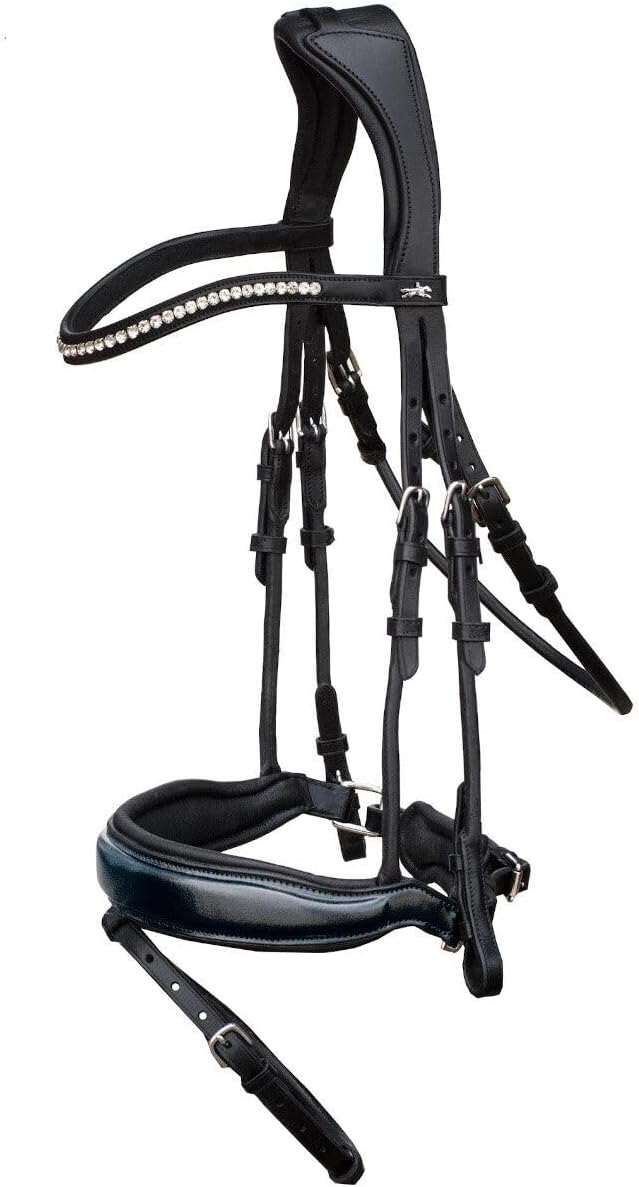 Schockemöhle Malibu Anatomic Snaffle Bridle Schwarz Full Size, Schwarz Full Size
