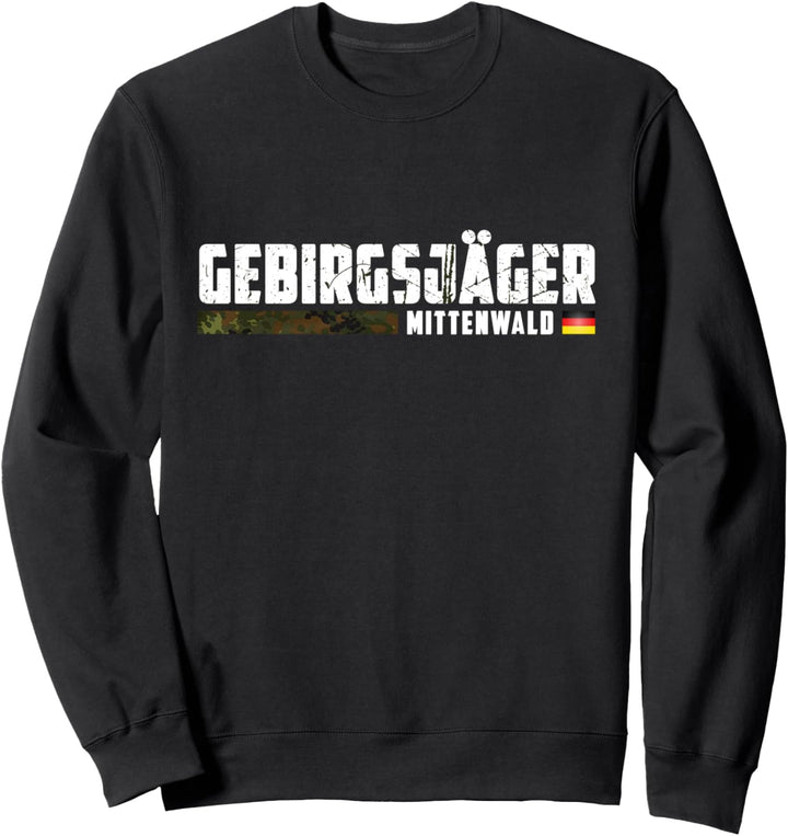 Gebirgsjäger Mittenwald - Soldaten und Bundeswehr Sweatshirt