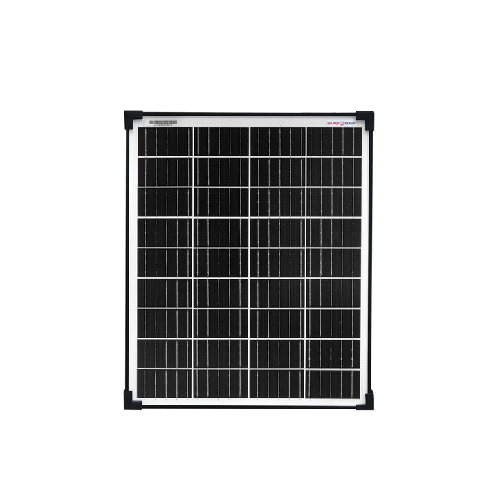 enjoy solar® 30W 12V Monokristallines Solarmodul, 182mm Solarzellen 10 Busbars Solarpanel ideal für
