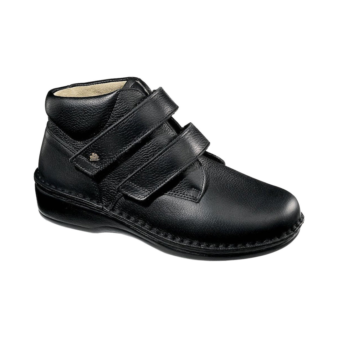 Finn Comfort Damen Prophylaxe Klettstiefel 36 EU Schwarz, 36 EU Schwarz
