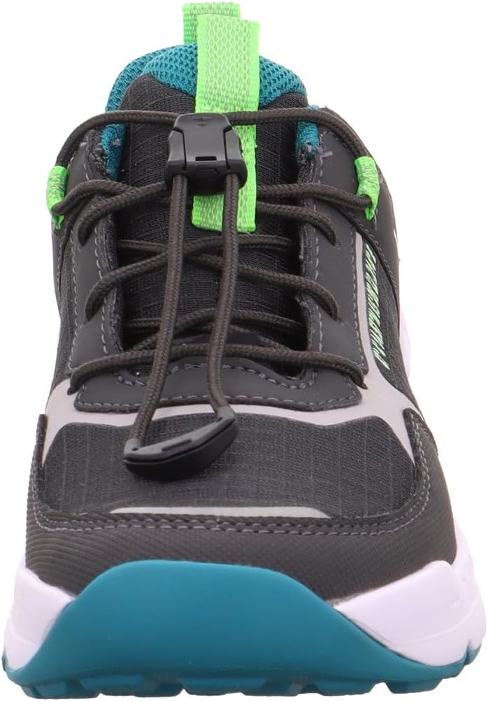 Superfit Jungen Free Ride Gore-tex Sneaker 32 EU Grau Grün 2000, 32 EU Grau Gr&#xFC;n 2000