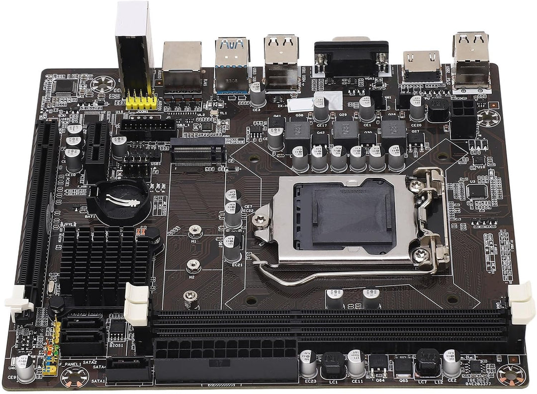 Gaming Motherboard DDR3, 1155 Pins 2 DDR3 100M Mining Motherboard Unterstützt Corei7, I5, I3 (LGA115