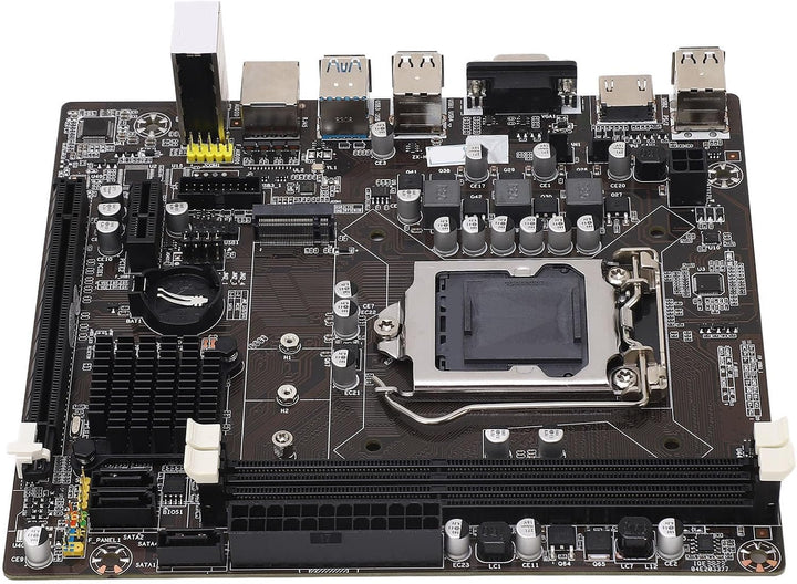 Gaming Motherboard DDR3, 1155 Pins 2 DDR3 100M Mining Motherboard Unterstützt Corei7, I5, I3 (LGA115