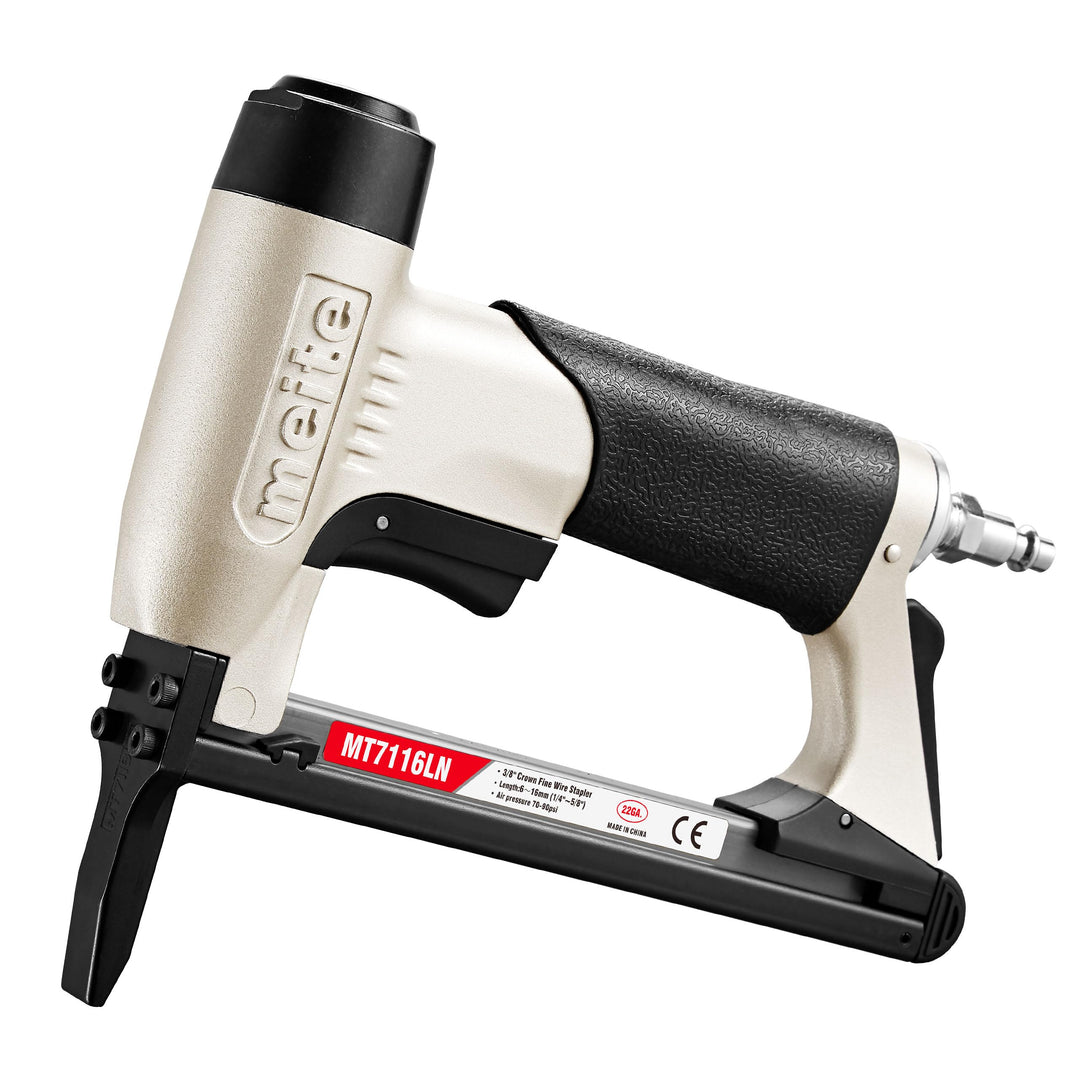 meite MT7116LN Pneumatisches Polsterheftgerät, 22 Gauge, 71 Serie, 3/8 Zoll Krone, 1/4 Zoll bis 5/8