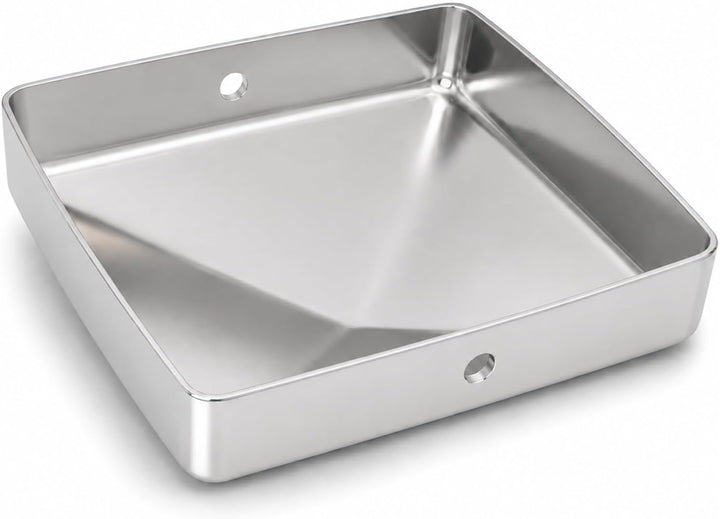 Baumarktplus 10x Edelstahl Pfostenkappe Abdeckkappe für Pfosten Pyramide 91 mm 9x9 cm