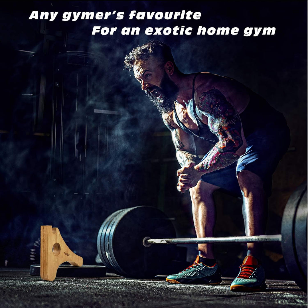 Yes4All Mini Deadlift Langhantelheber mit rutschfestem Gummigriff - Geeignet zum Beladen, Entladen u