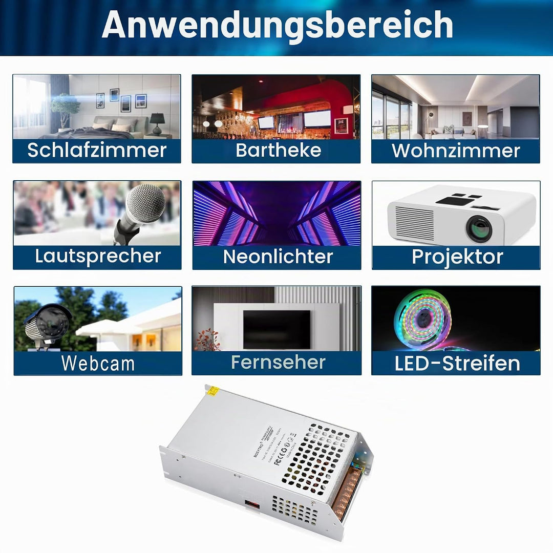 Universal Schaltnetzteil 48V 20.8A 1000W Geregelter Universal Netzteil AC 110V/220V (PSU SMPS) 48Vol