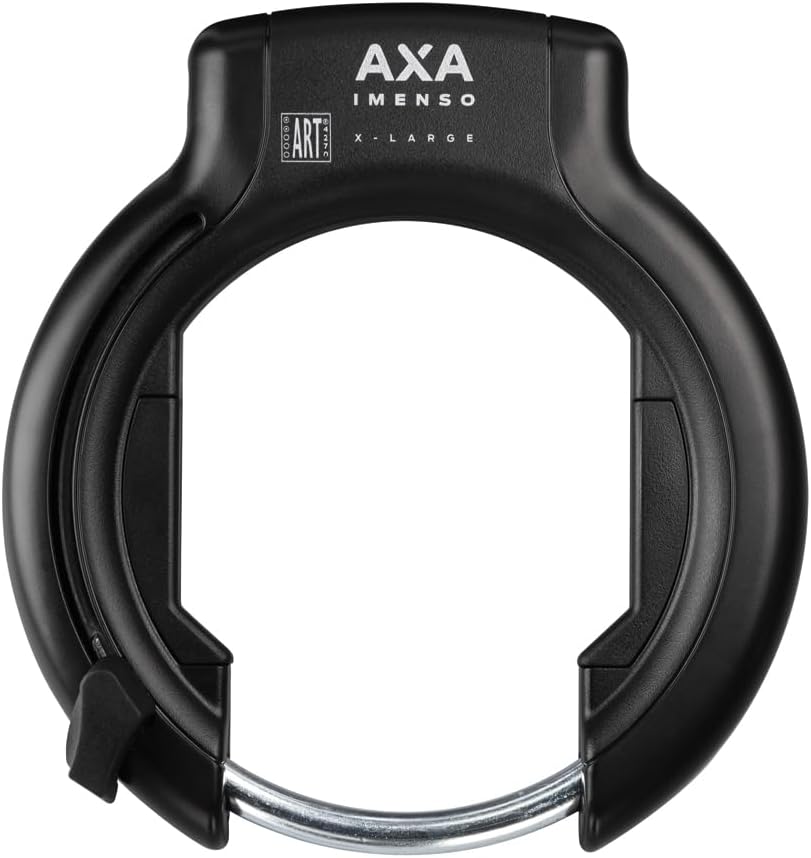 Winora Allegion Netherland BV Unisex – Erwachsene Axa Imenso Rahmenschloss, Rot/Weiss, Einheitsgröss