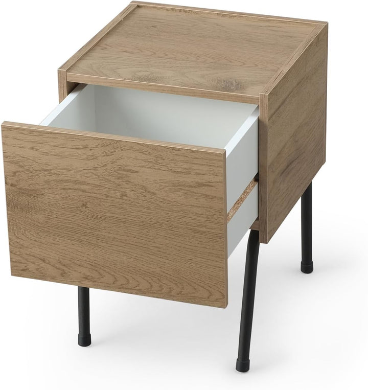 Iris Ohyama, Regal/Kleines Aufbewahrungsmöbel, Set mit 2 Beistellmöbeln, Design, Solide, Büro, Haus