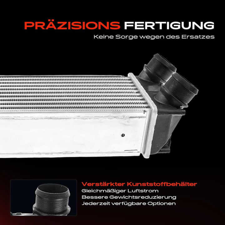 Frankberg Ladeluftkühler Turbokühler Kompatibel mit Berlingo B9 2008-Heute C4 LA UA LC UD 2007-2013