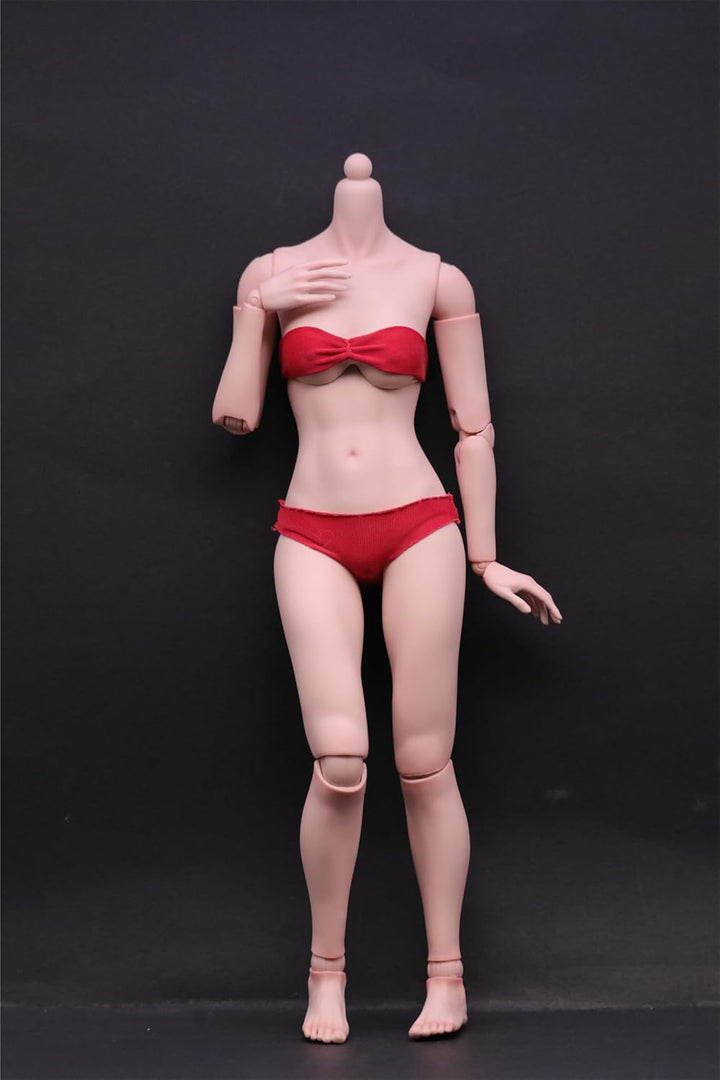 OBEST 1/6 Weisse Haut Weiblicher Körper,Flexible Gelenkpuppe,Geeignet für Rollenspiel,Modelldesign,
