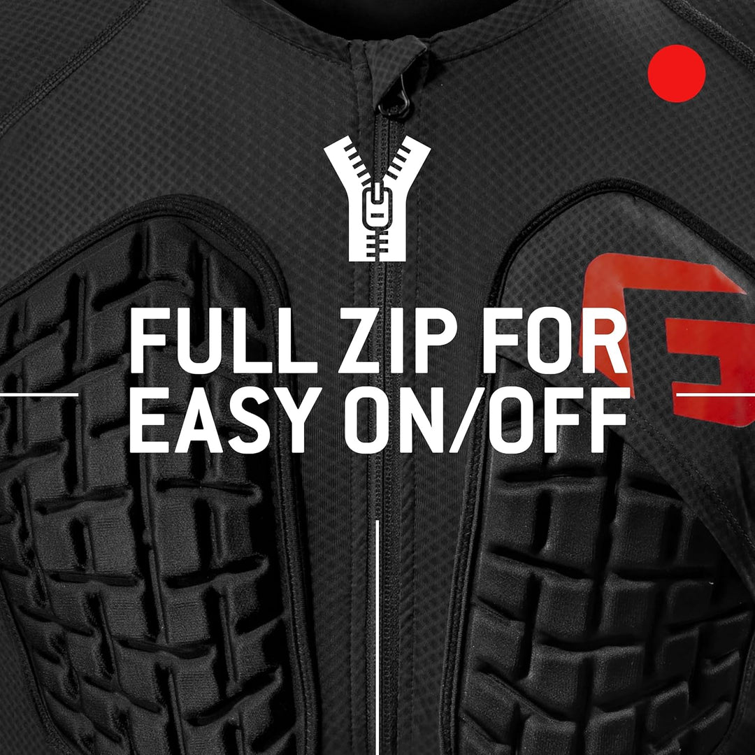 G-Form MX360 Impact Shirt Body Protection BMX MTB Downhill Motocross XL Schwarz, XL Schwarz