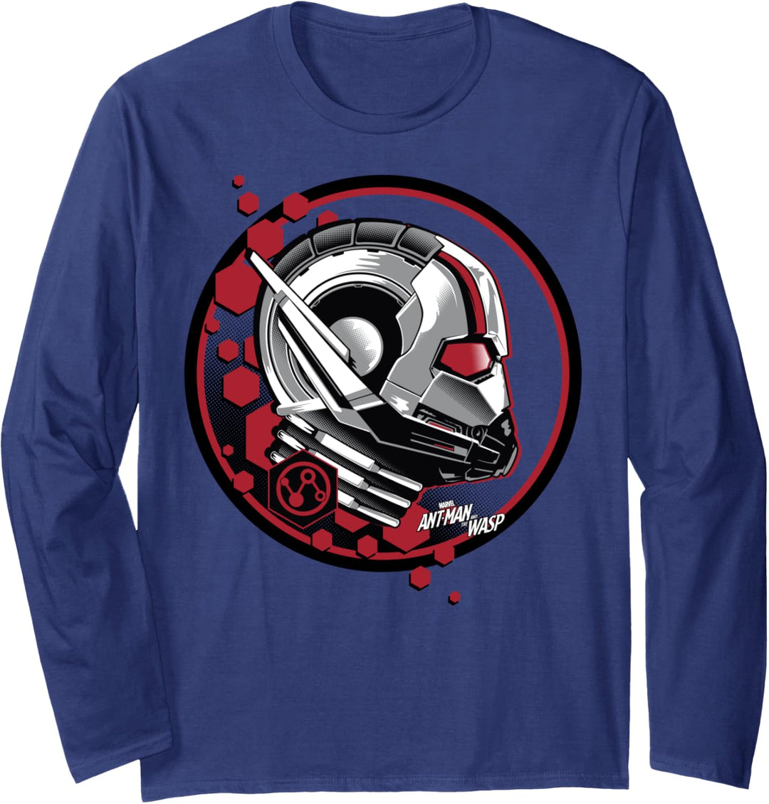 Marvel Ant-Man Helmet Profile Langarmshirt