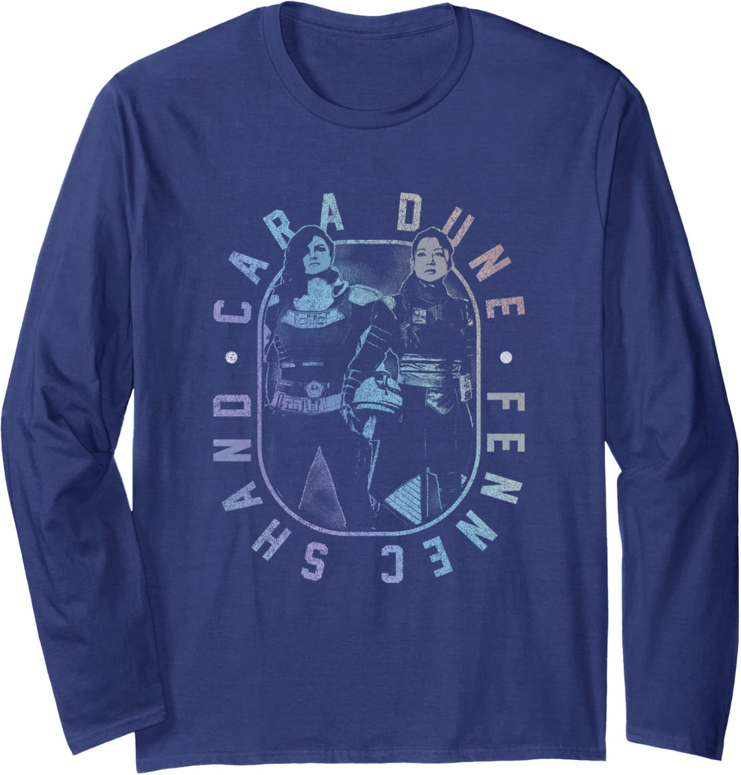 Star Wars: The Mandalorian Cara Dune & Fennec Shand Gradient Langarmshirt