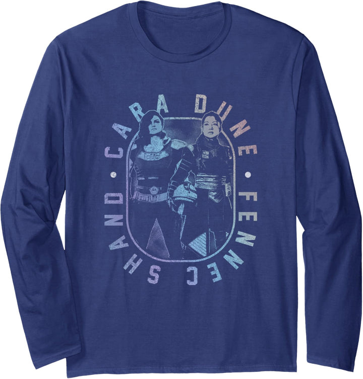 Star Wars: The Mandalorian Cara Dune & Fennec Shand Gradient Langarmshirt