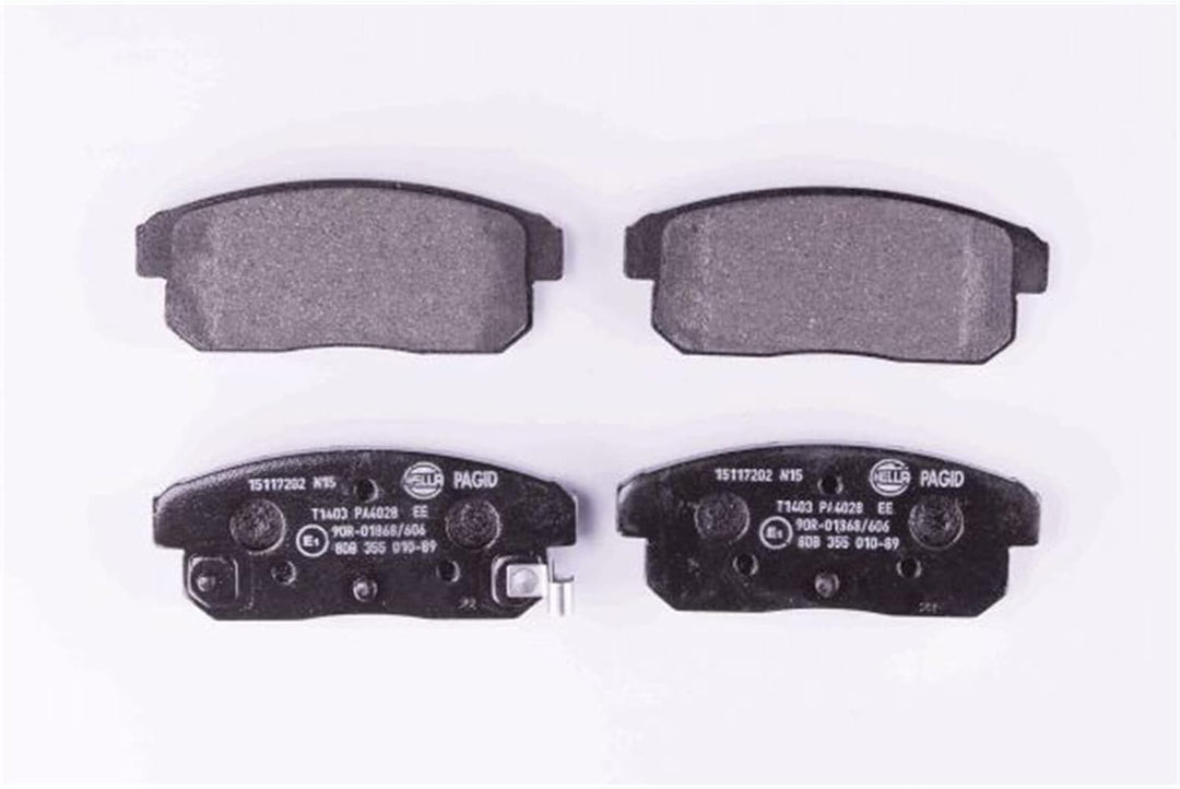 HELLA PAGID 8DB 355 010-891 Bremsbelagsatz - T1403 - Dicke/Stärke: 14.4mm - Bremssystem: NBK - mit a