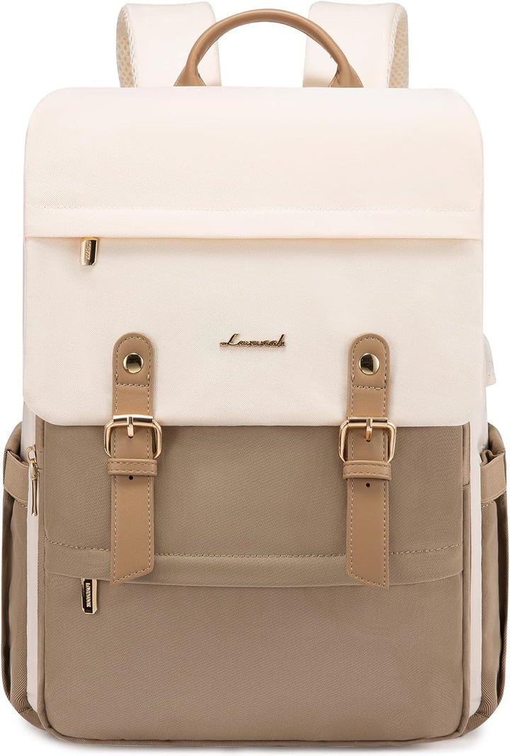 LOVEVOOK Rucksack Damen, Laptop Schulrucksack Wasserdicht, Daypacks Arbeitstasche, Schultasche Reise