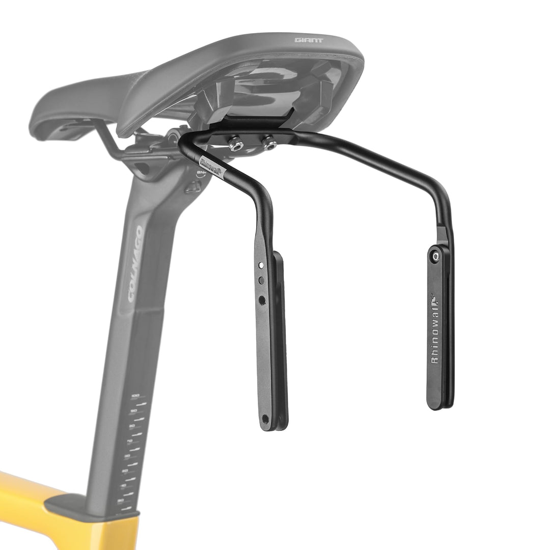 Rhinowalk Fahrrad Satteltasche Stabilisator Stütze für Satteltasche Anti Schütteln Schwarz, Schwarz