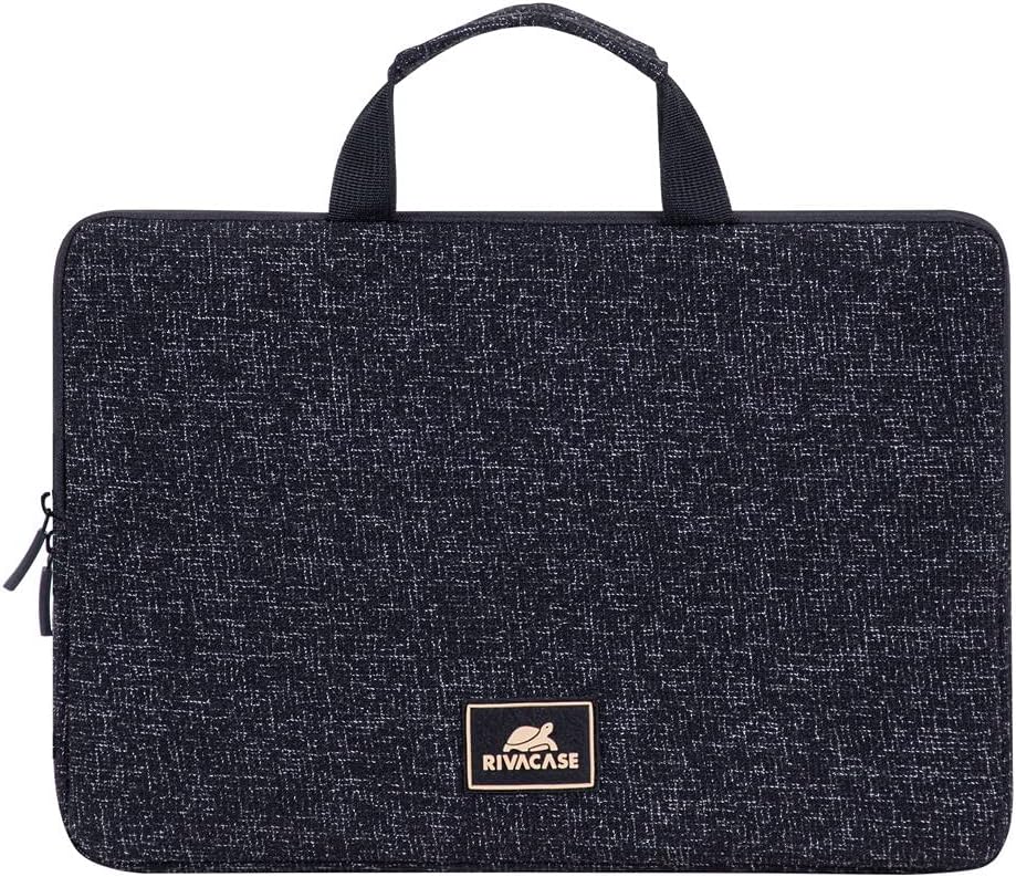 Rivacase Laptophülle mit Griffen bis 14" Sleeve - wasserdichte und ultraleichte Notebooktasche - kom