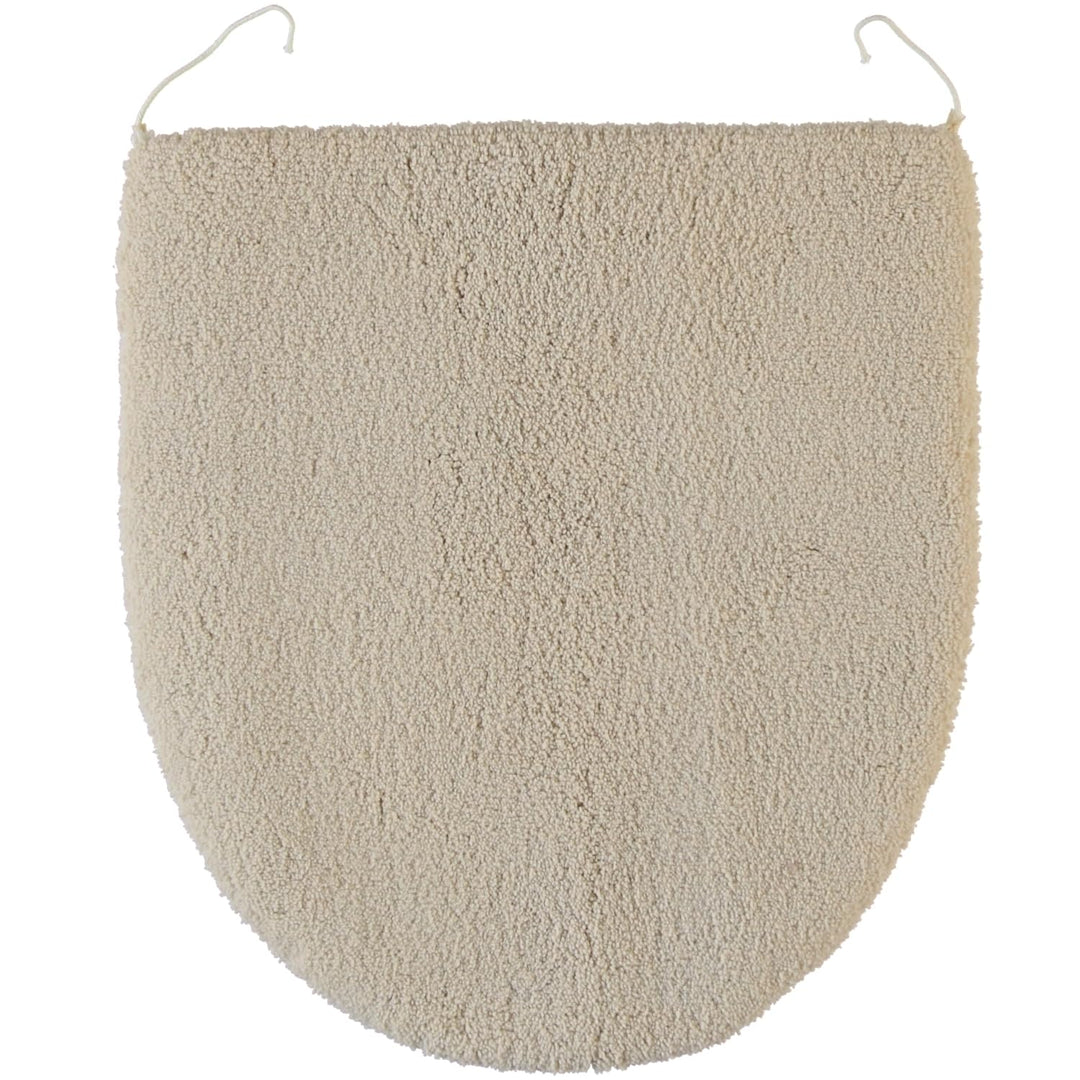Rhomtuft Badteppiche Square beige - 42 Deckelbezug 45x50 cm, Deckelbezug 45x50 cm