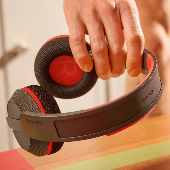 Philips TAA6219BK Solar Powered Self Charging On Ear Bluetooth Headphones - 80 Hour Battery Reserve