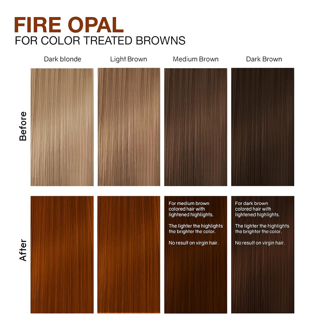 Fire Opal Colorwash 244 ml Braun, Braun