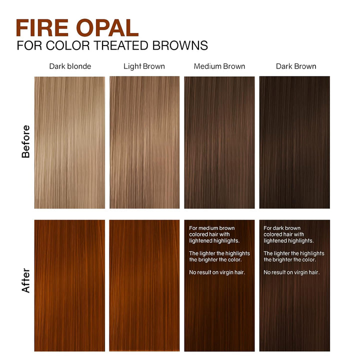 Fire Opal Colorwash 244 ml Braun, Braun