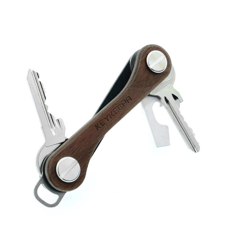 KEYKEEPA aus Holz - Der Schlüssel Organizer - für bis zu 12 Schlüssel, inklusive Flaschenöffner und