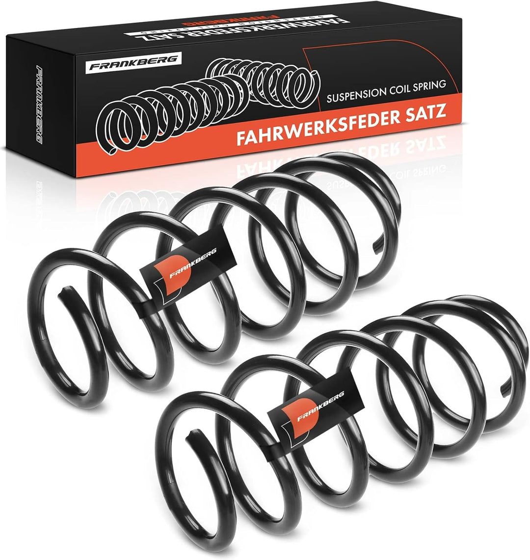 Frankberg 2x Federn Fahrwerksfeder Vorne Kompatibel mit S60 II 134 1.6L 2.0L 2010-2018 V60 I 155 157