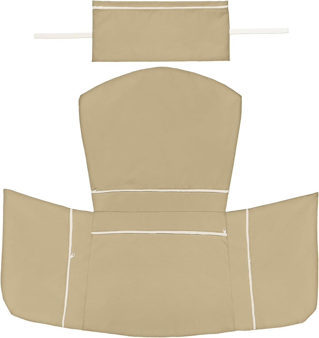Ferocity Hängesessel Kissenbezug, Polsterbezug, Überzug für Polyrattan/Rattan Kissen Hängeschaukel,