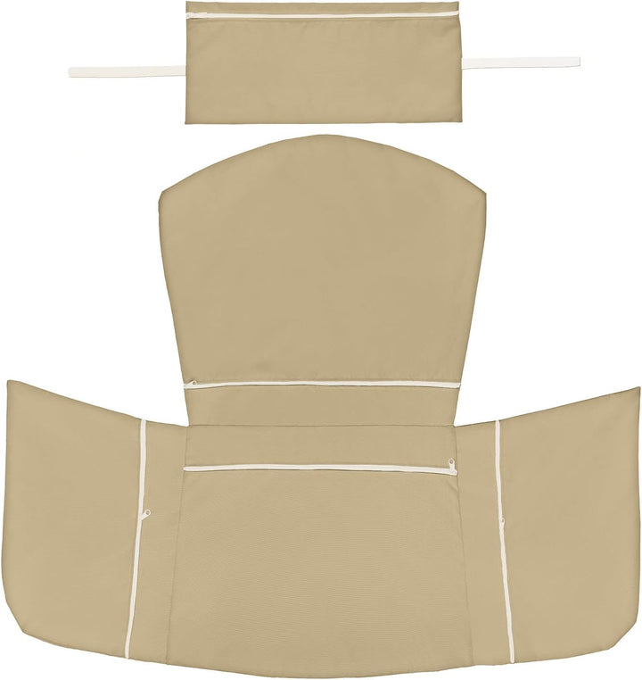 Ferocity Hängesessel Kissenbezug, Polsterbezug, Überzug für Polyrattan/Rattan Kissen Hängeschaukel,