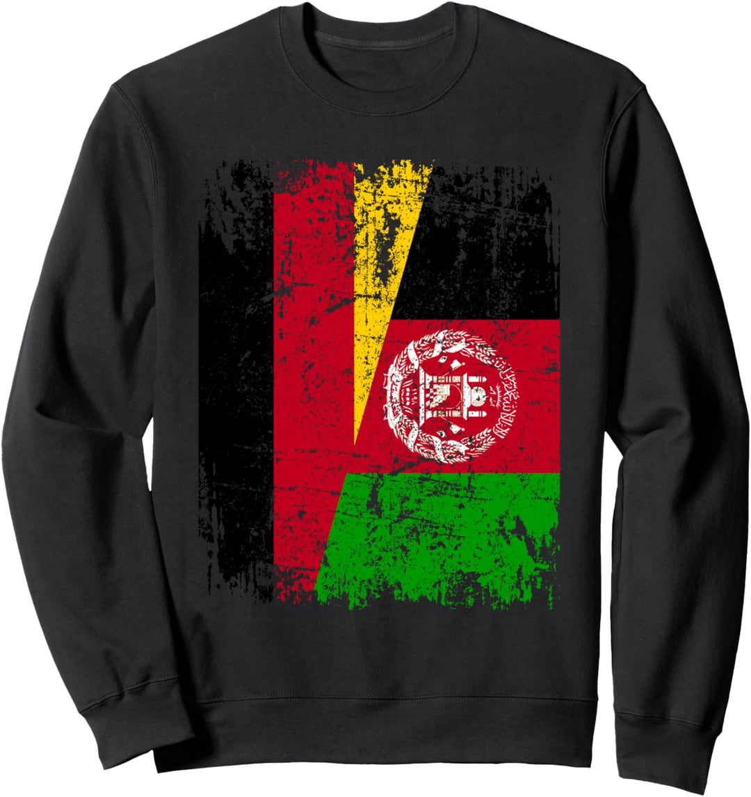 AFGHANISTAN DEUTSCHLAND Flagge | Damen Herren | Afghanistan Sweatshirt