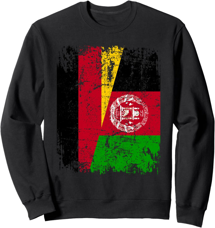 AFGHANISTAN DEUTSCHLAND Flagge | Damen Herren | Afghanistan Sweatshirt