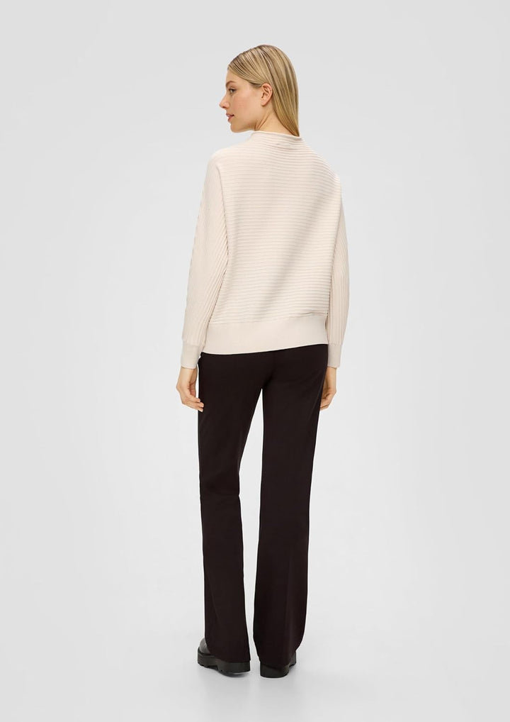 s.Oliver Strickpullover mit Fledermausärmeln 36 Beige, 36 Beige