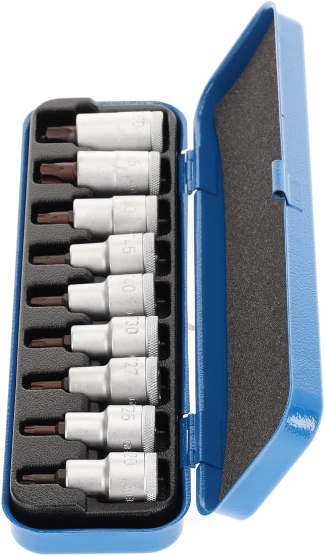 Steckschlüsselsatz ITX 19 PM 9-tlg.1/2 Zoll T20-T60 GEDORE 1/2 zoll 9 Stücke, 1/2 zoll 9 Stücke