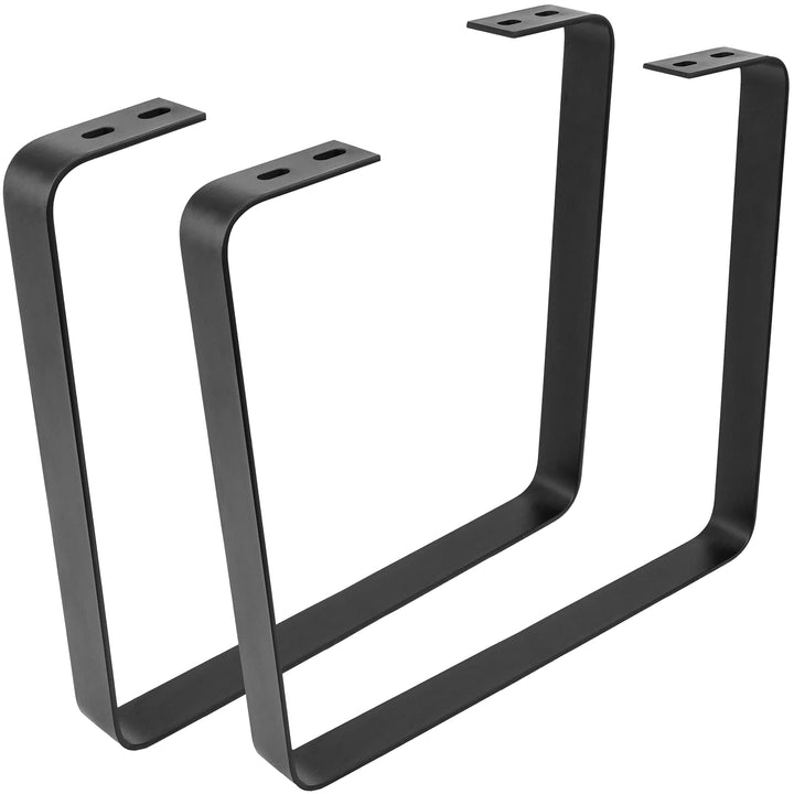 PrimeMatik - Beine für Kleiner Tisch rechteckig aus Stahl 480 x 45 x 420 mm 2-Pack