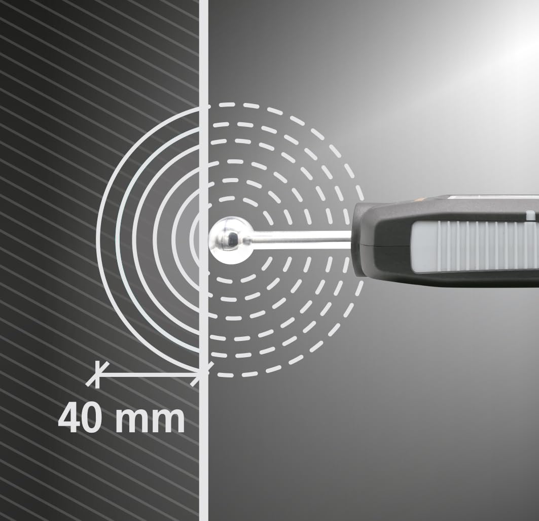 Laserliner WetFinder, Materialfeuchtemessgerät für Wand, Boden & Decke | Zerstörungsfreier Feuchtigk