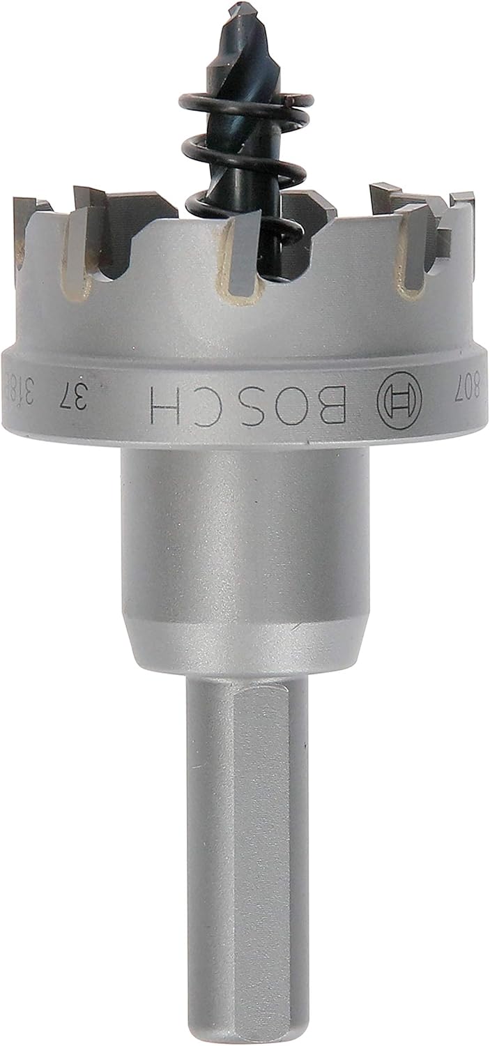 Bosch Professional Carbide Lochsäge Precision for Sheet Metal (Edelstahl, Ø 37 mm, Zubehör Bohrmasch