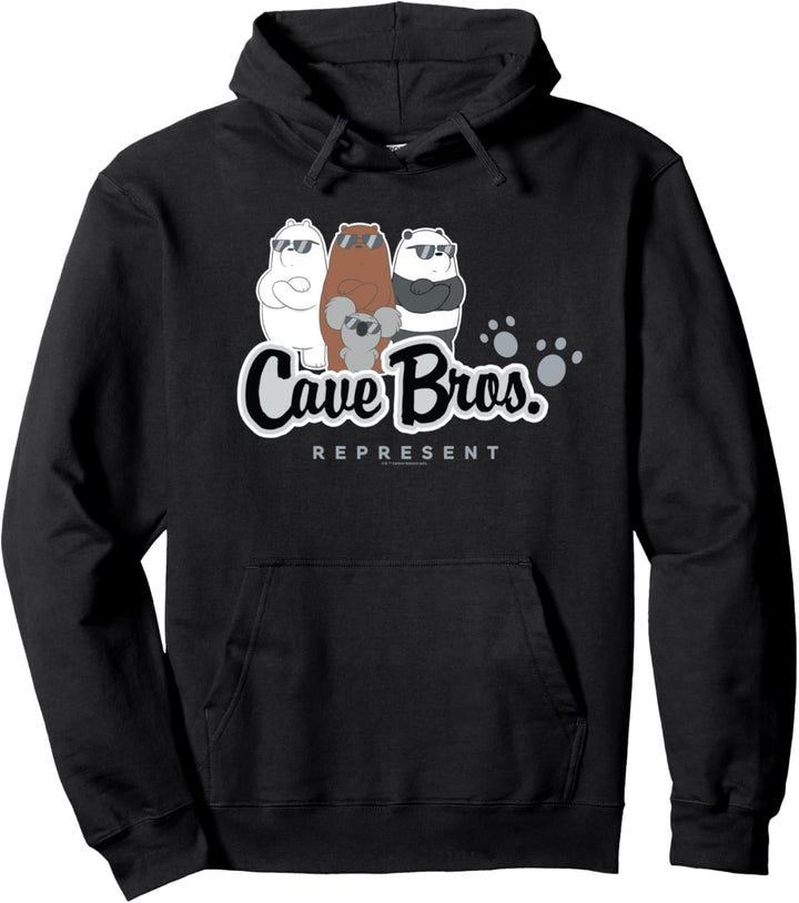 We Bare Bears Cave Bros. Represent Grizz Panda Ice Pullover Hoodie