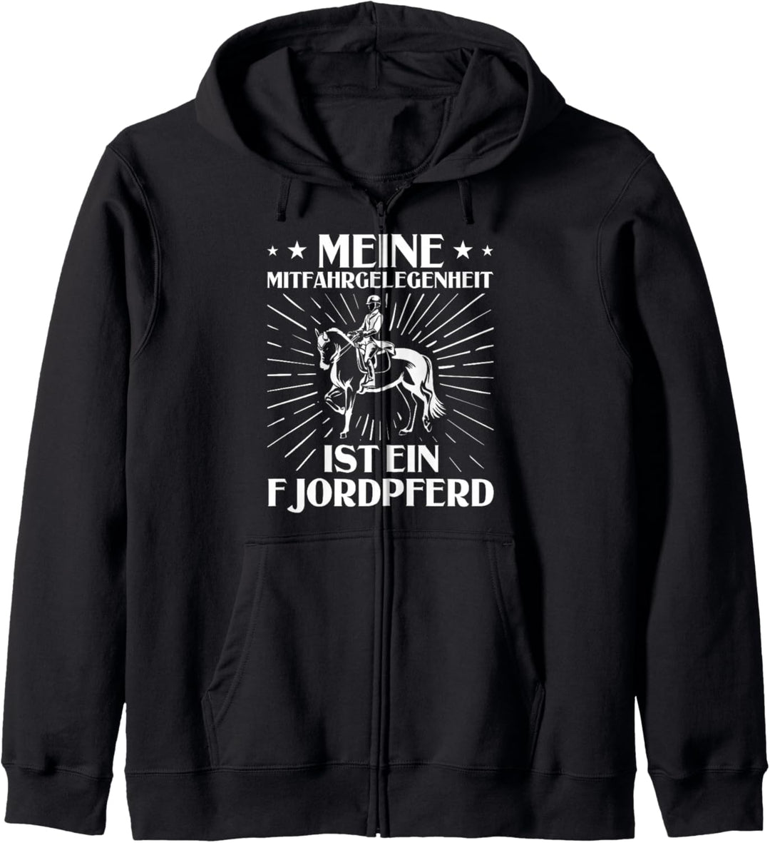 Reiten Kleidung Reitbekleidung Dressurreiten Fjordpferd Kapuzenjacke
