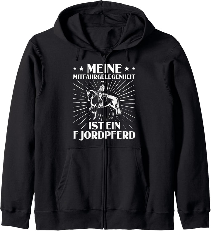 Reiten Kleidung Reitbekleidung Dressurreiten Fjordpferd Kapuzenjacke